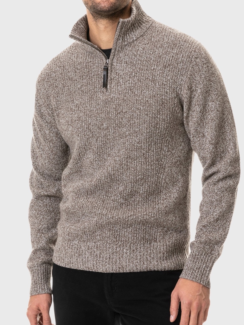Rodd and & Gunn Charleston extra fine lambswool quarter zip sweater size medium